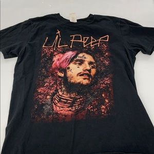 LiL Peep black T-shirt Gildan tag sz M unisex